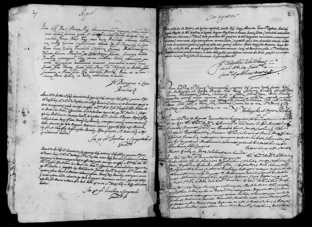 Folio manuscrit du registre : Mariage, 1673, Sainte-Catherine Bethléem (film DGS 8189366, image 173).