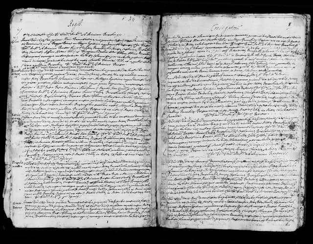 Folio manuscrit du registre : Mariage, 1678, Sainte-Catherine Bethléem (film DGS 8189366, image 174).