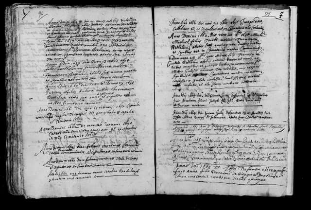 Folio manuscrit du registre : Décès, 1662, Sainte-Catherine Bethléem (film DGS 8189367, image 334).