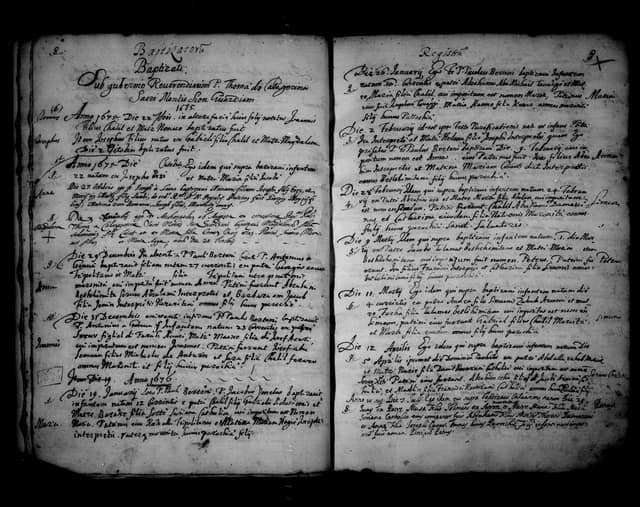 Folio manuscrit du registre : Baptême, 1676, Saint-Sauveur (film DGS 8927189, image 79).